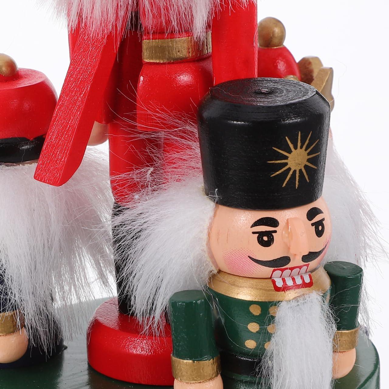 Caja de Música de Nuez LIFKOME 20.5x9x9cm Decoración