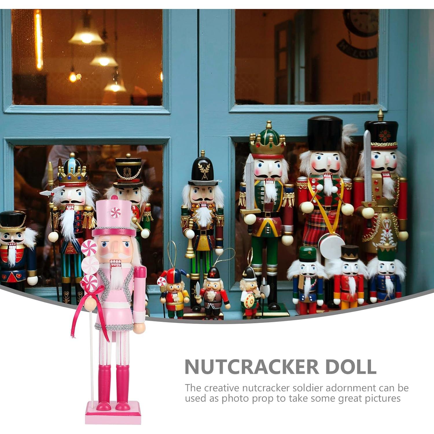 Figuras de Cascanueces PRETYZOOM 36 cm Decoración Navideña