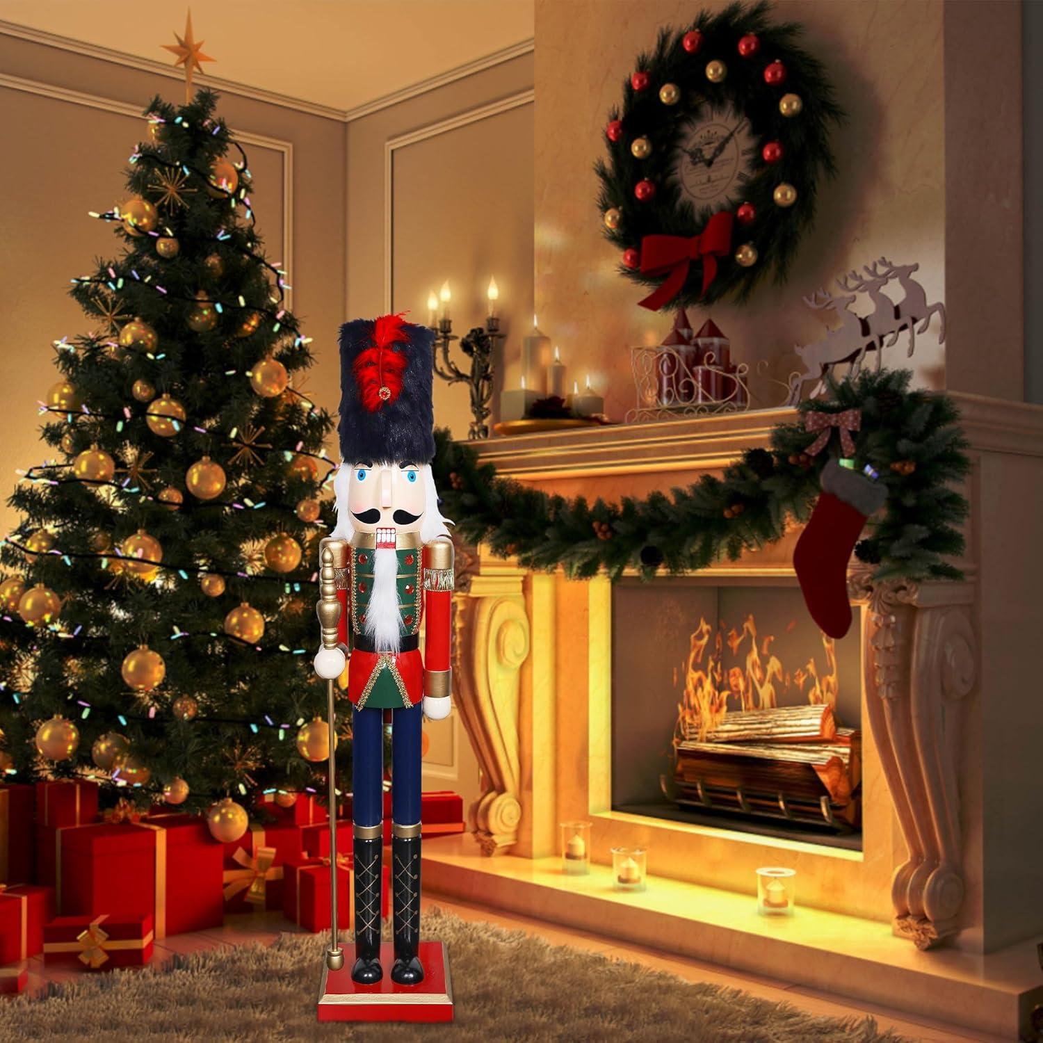 Cascanueces Grande Joliyoou 91.44 cm Soldado de Madera