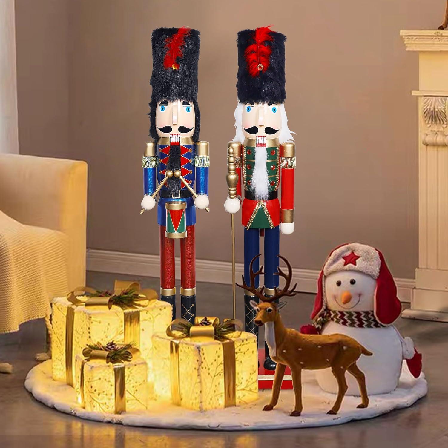 Cascanueces Grande Joliyoou 91.44 cm Soldado de Madera