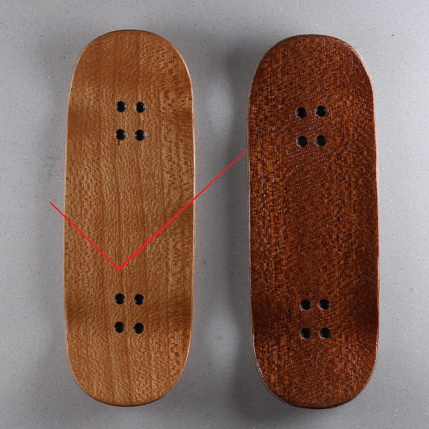 Deck de Fingerboard Hecho a Mano Soldierbar 99x34cm Marrón