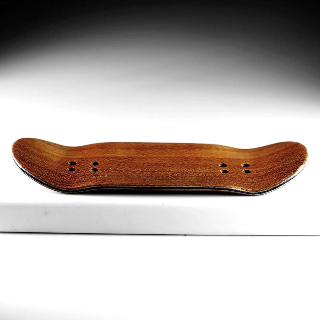 Deck de Fingerboard Hecho a Mano Soldierbar 99x34cm Marrón