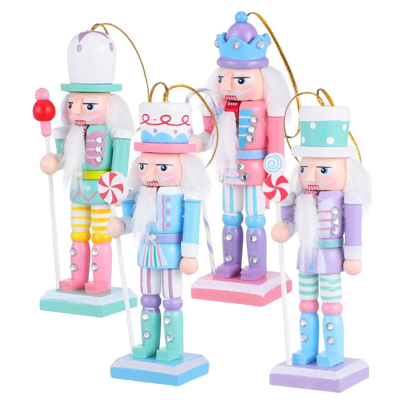 Adornos Colgantes Cascanueces de Madera Amosfun - 12cm