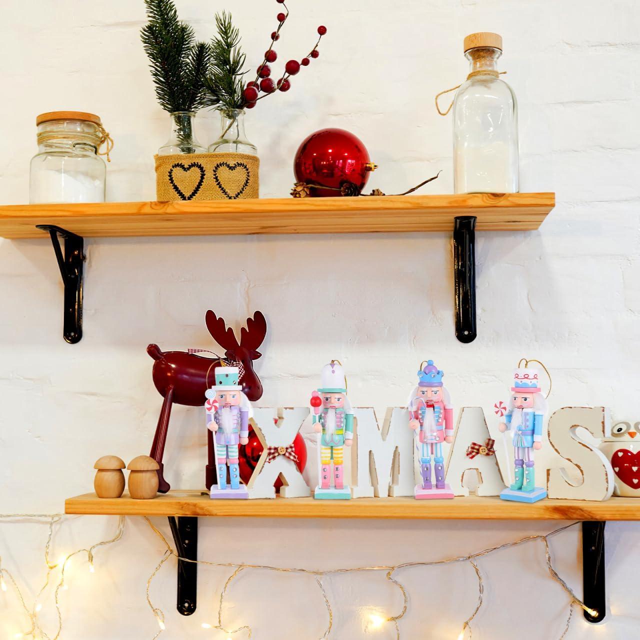 Adornos Colgantes Cascanueces de Madera Amosfun - 12cm