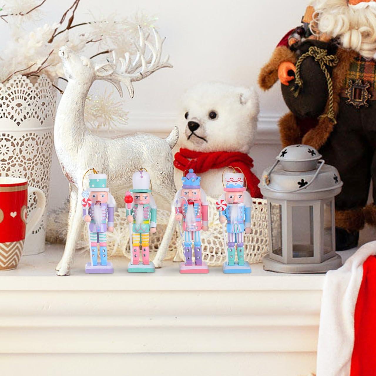 Adornos Colgantes Cascanueces de Madera Amosfun - 12cm