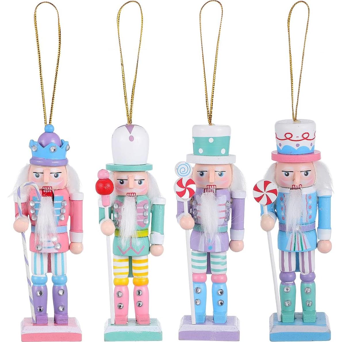 Adornos Colgantes Cascanueces de Madera Amosfun - 12cm