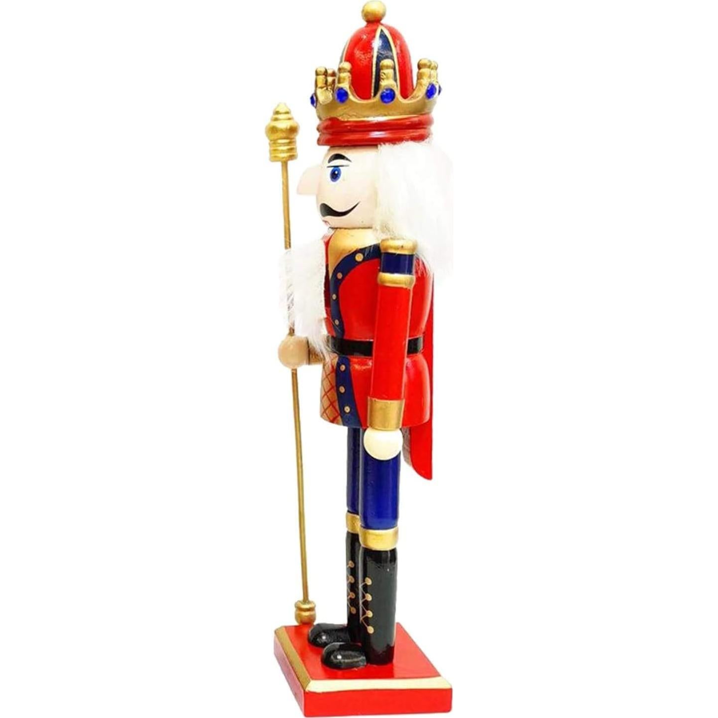 Adorno Navideño Cascanueces de Madera Taotenish 30 cm