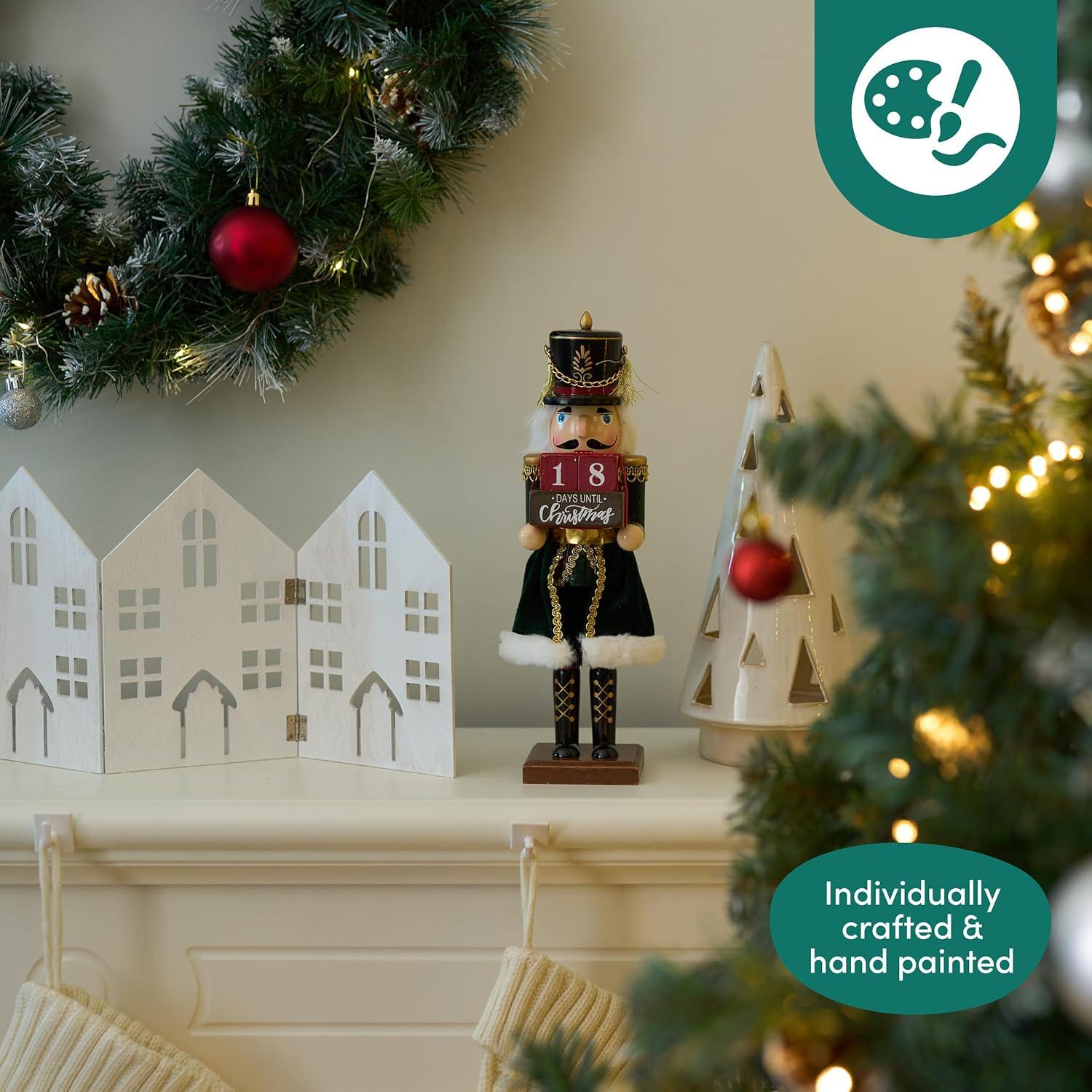 Cascanueces de Madera 30.48 cm Los Twiddlers con Cuenta Regresiva