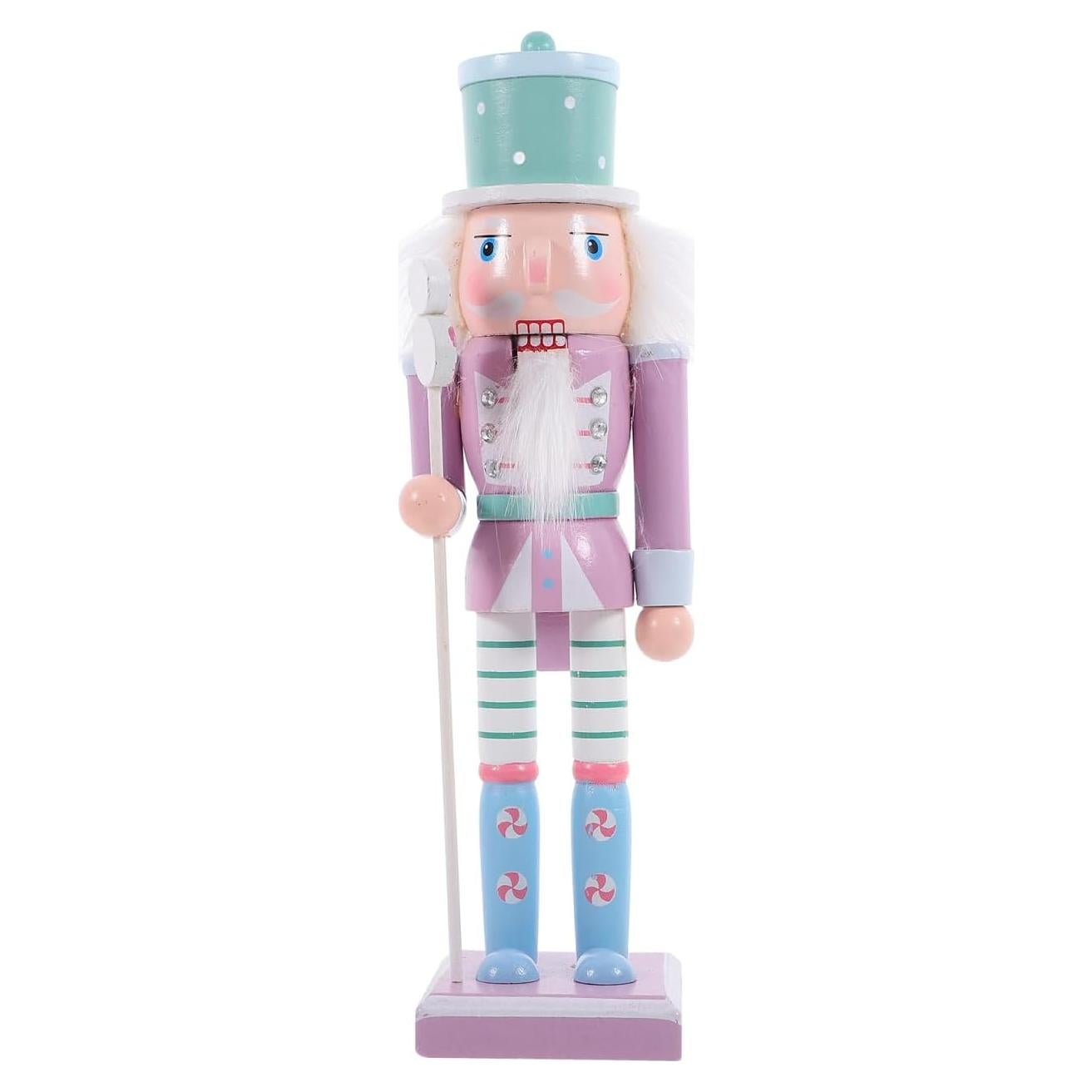 Adorno de Cascanueces de Madera Homoyoyo 25cm Decoración Navideña