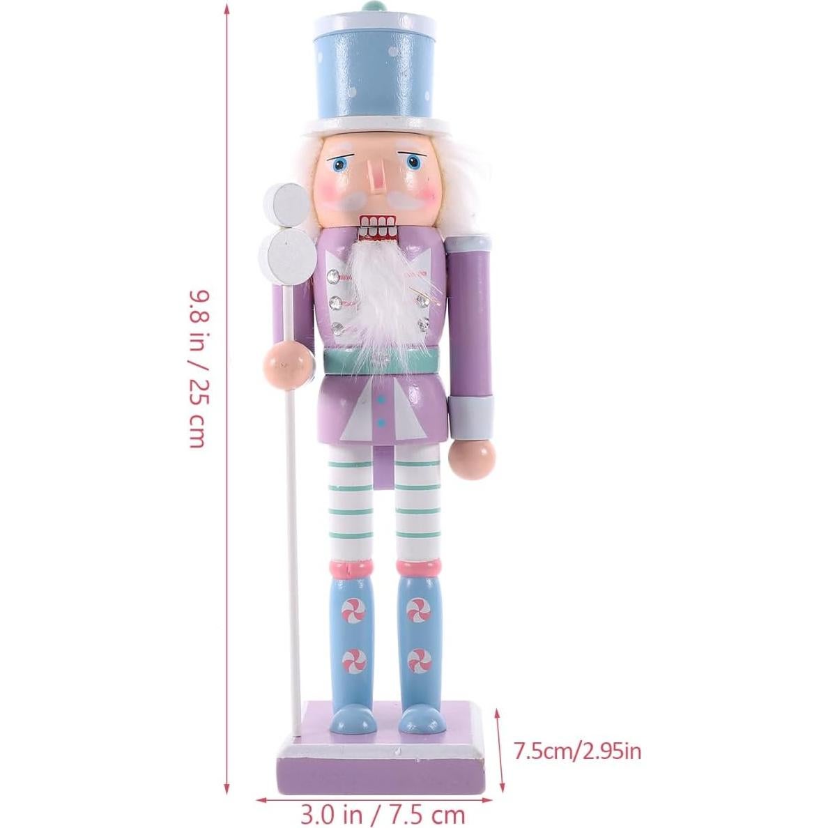 Adorno de Cascanueces de Madera Homoyoyo 25cm Decoración Navideña