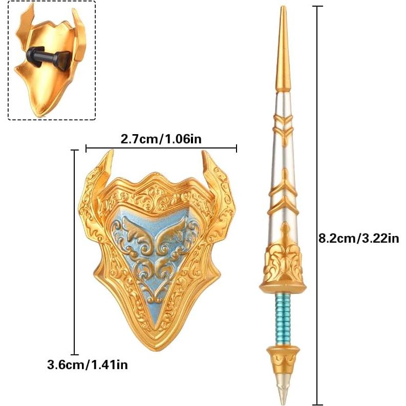 Accesorios de Armas Medievales DR.TONG 16PCS para Figuras 4.5cm