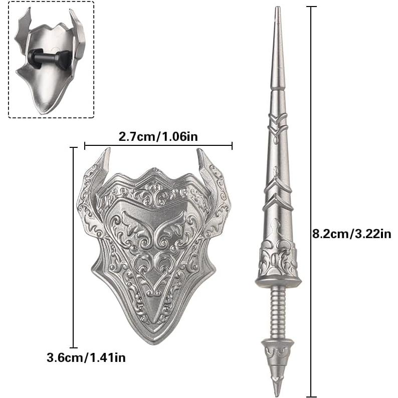 Accesorios de Armas Medievales DR.TONG 16PCS para Figuras 4.5cm