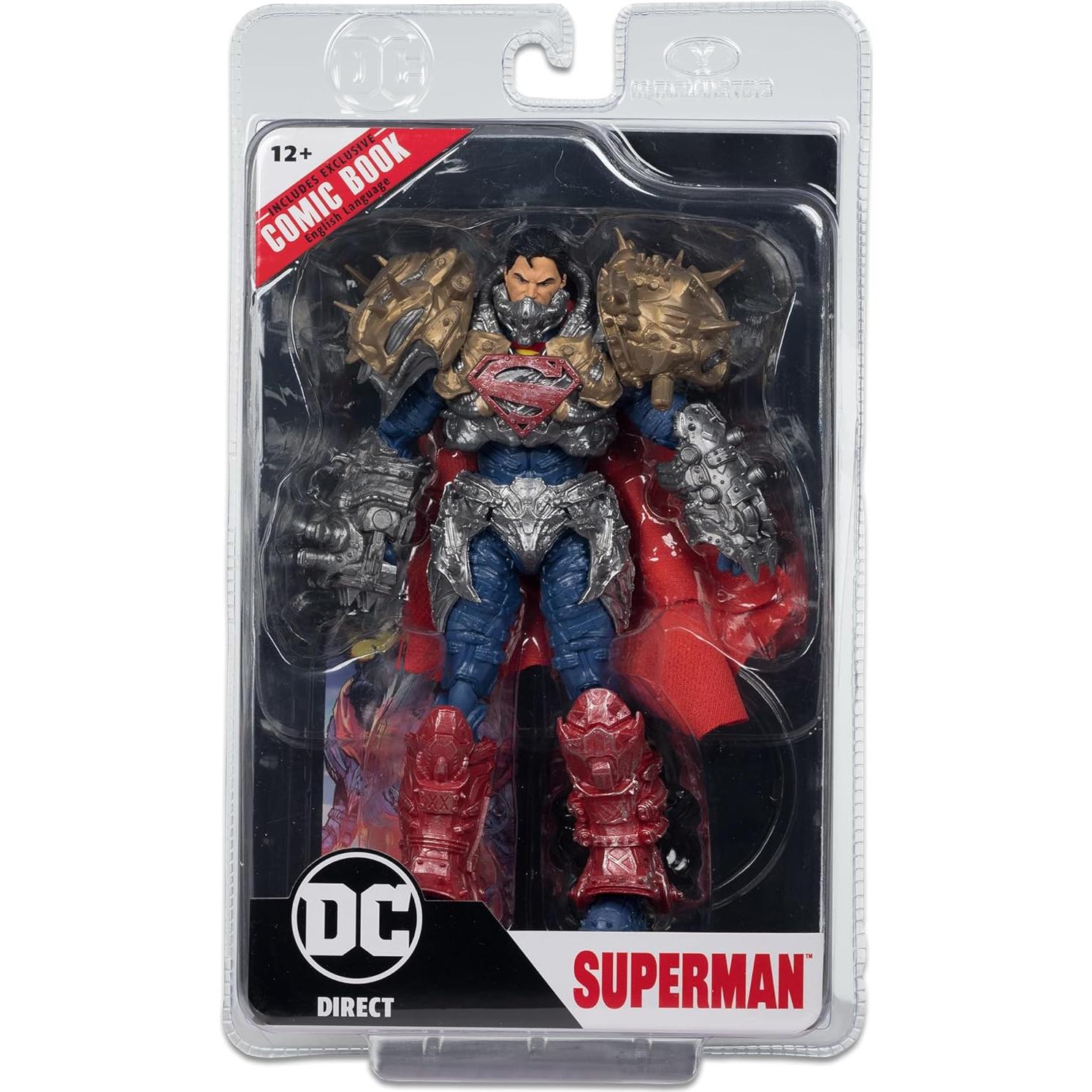 Figura de Acción Superman McFarlane Toys 18 cm con Cómic