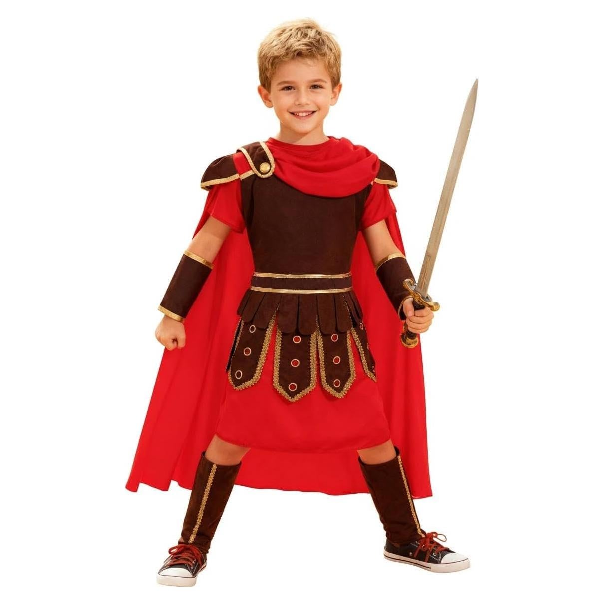 Disfraz de Caballero Medieval para Niños Gorkonpy 6-7 Años