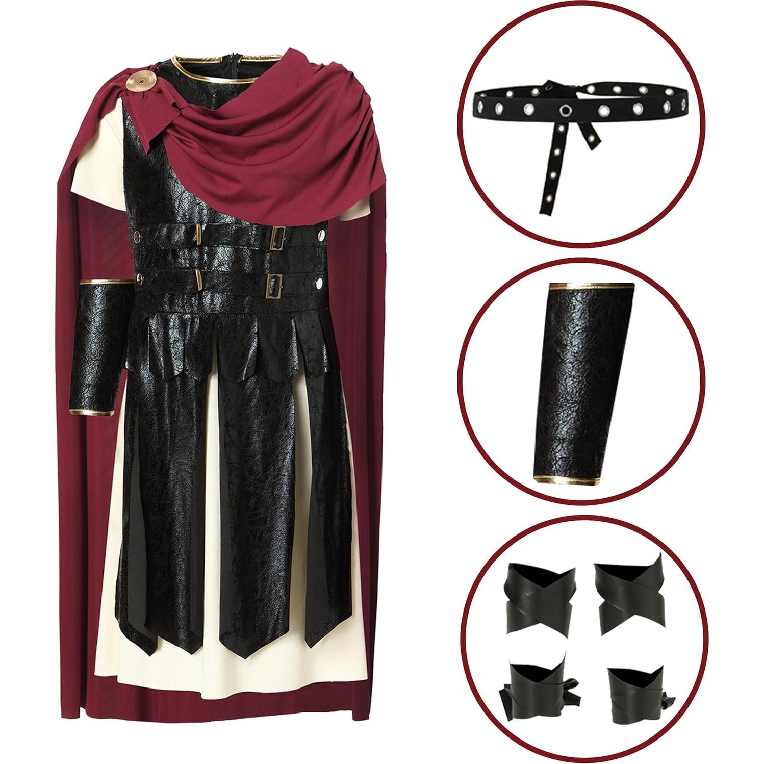 Disfraz de Soldado Romano Kosgraiy para Niños Grande