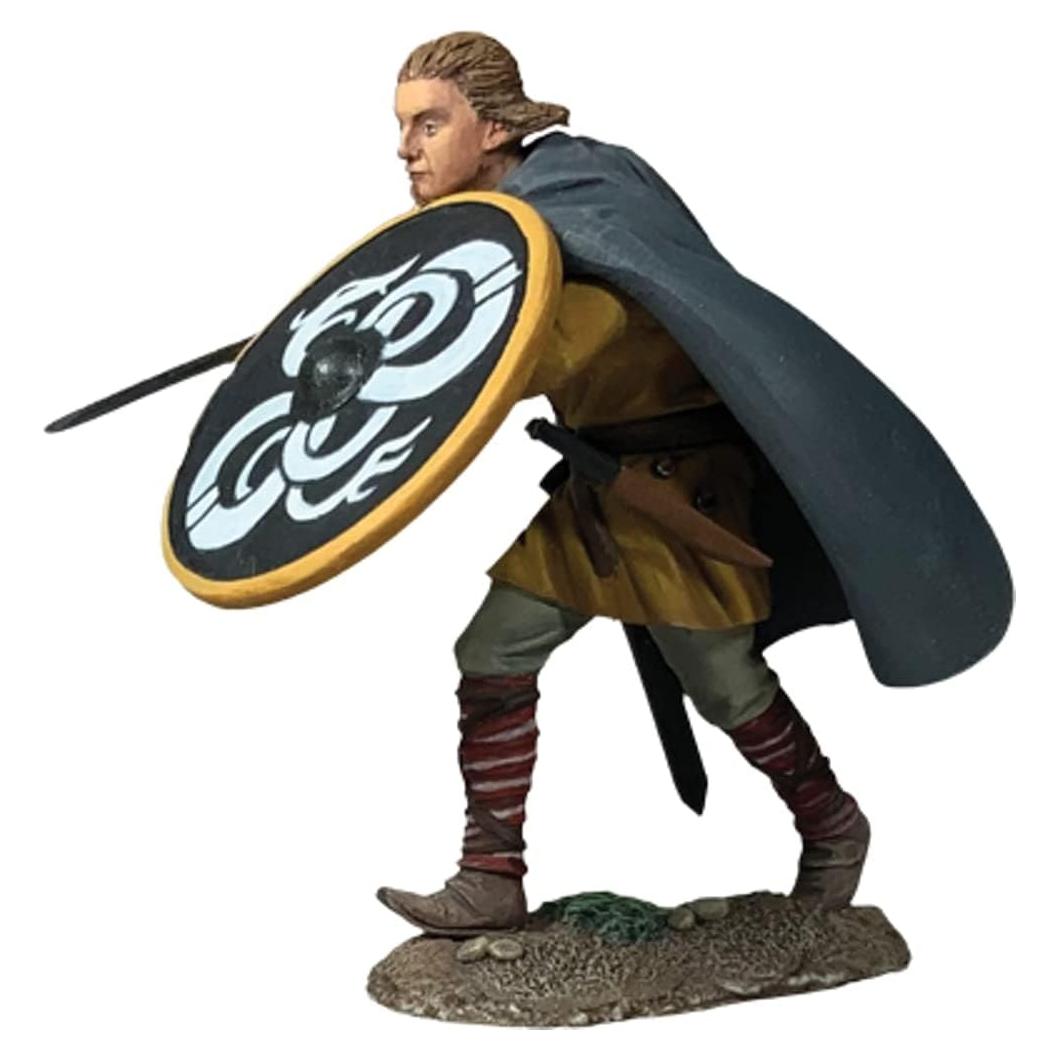 Figura Halvar Vikingo 1:30 W. Britain Metal Pintada a Mano