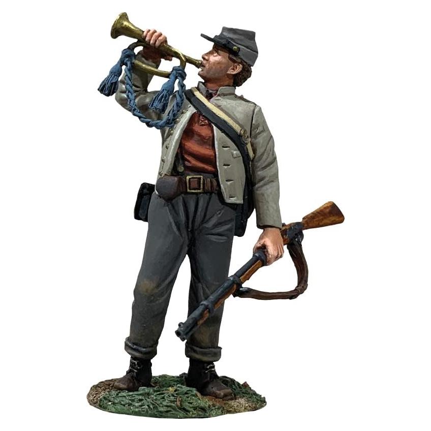 Figura Trompetista Infantería Confederada W. Britain 1:30