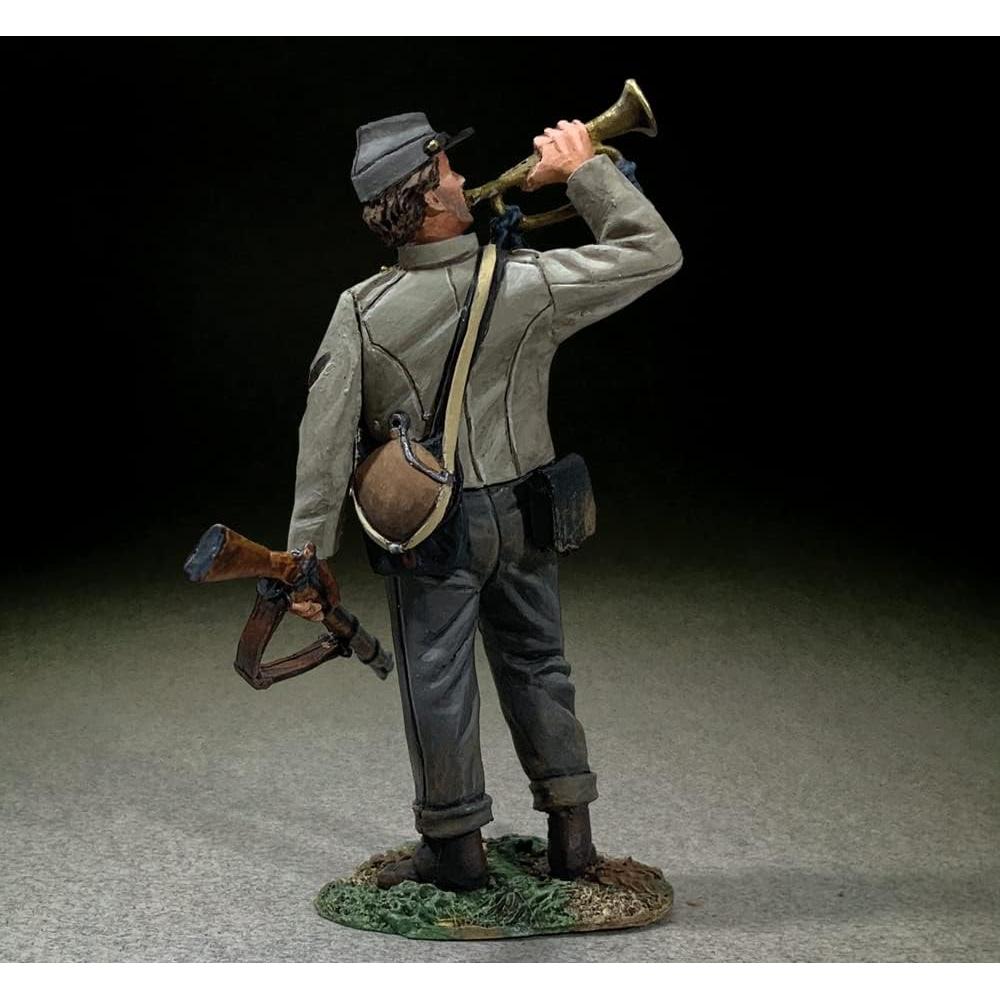 Figura Trompetista Infantería Confederada W. Britain 1:30
