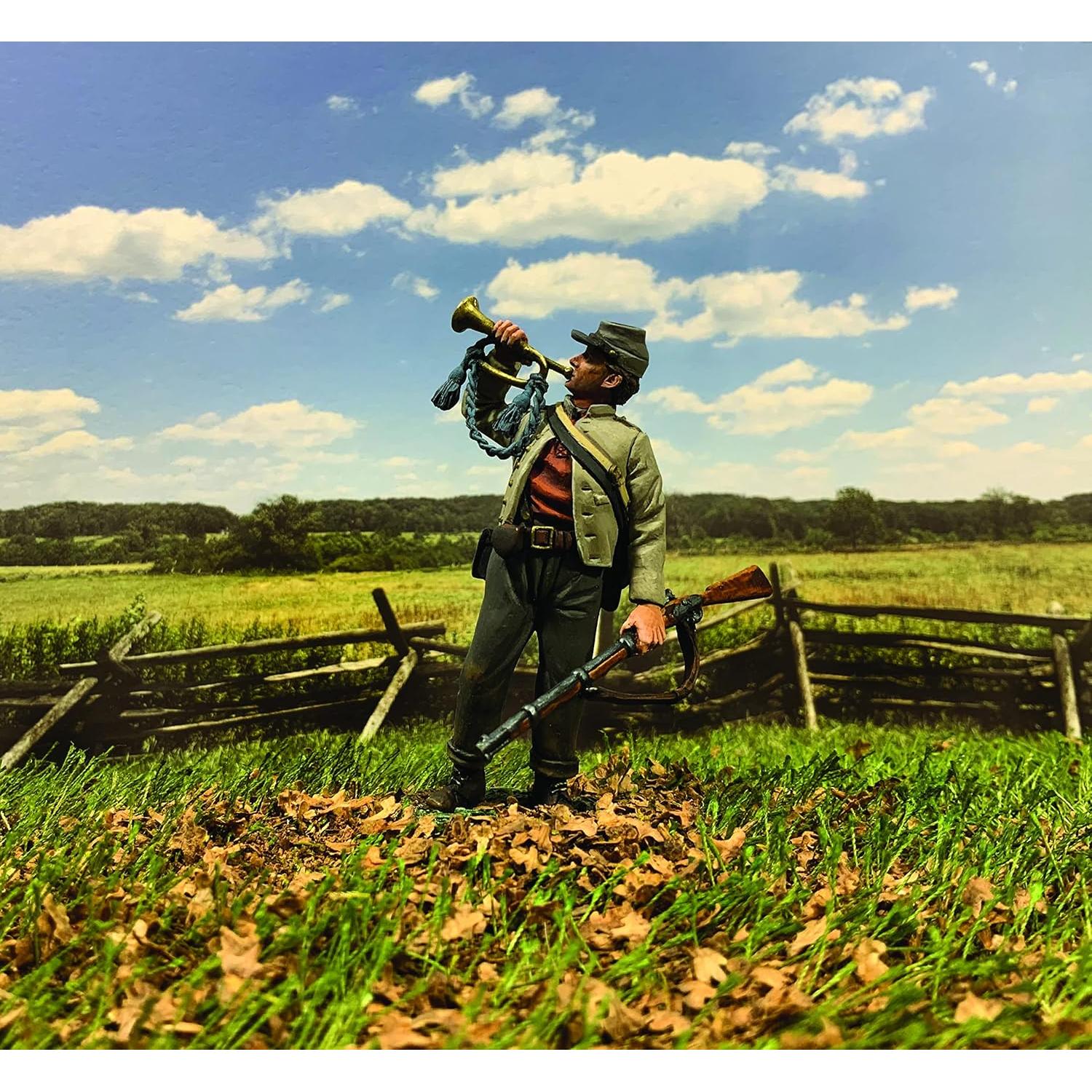 Figura Trompetista Infantería Confederada W. Britain 1:30