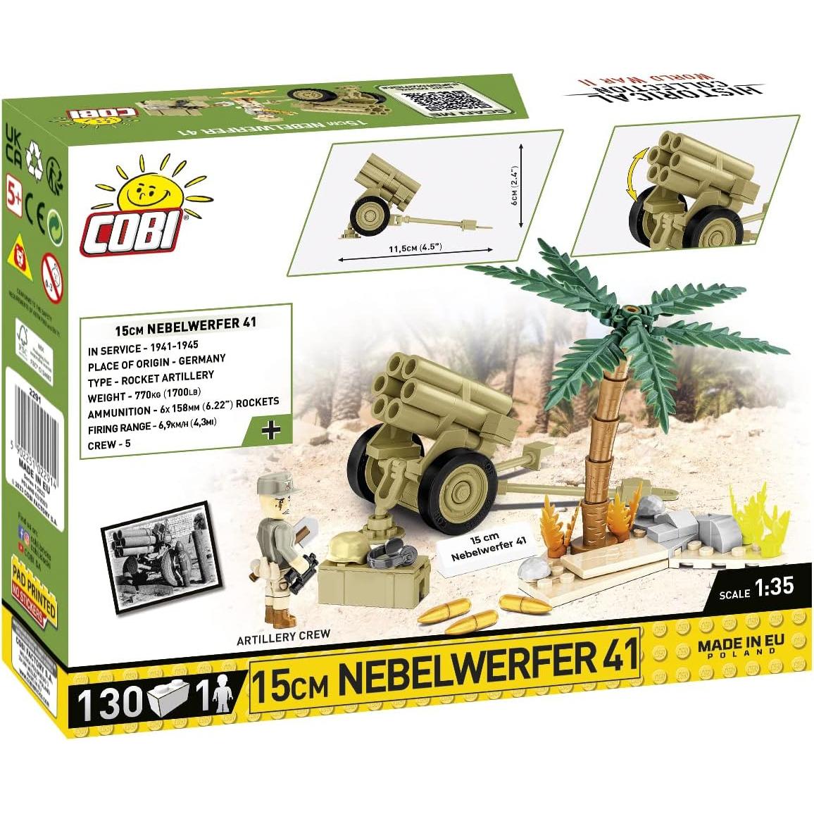 Kit de Construcción COBI Nebelwerfer 41 Segunda Guerra Mundial