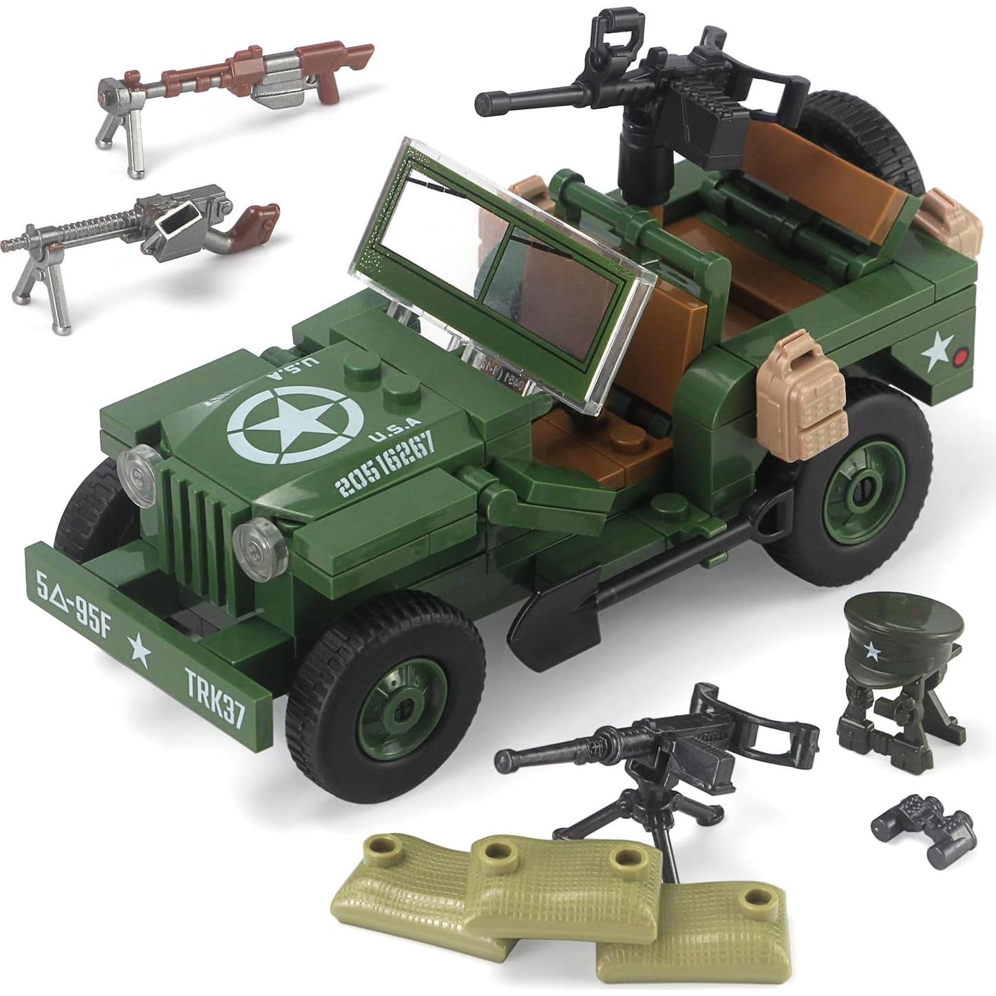 Paquete de Armas Militares Feleph 282 Piezas Segunda Guerra Mundial