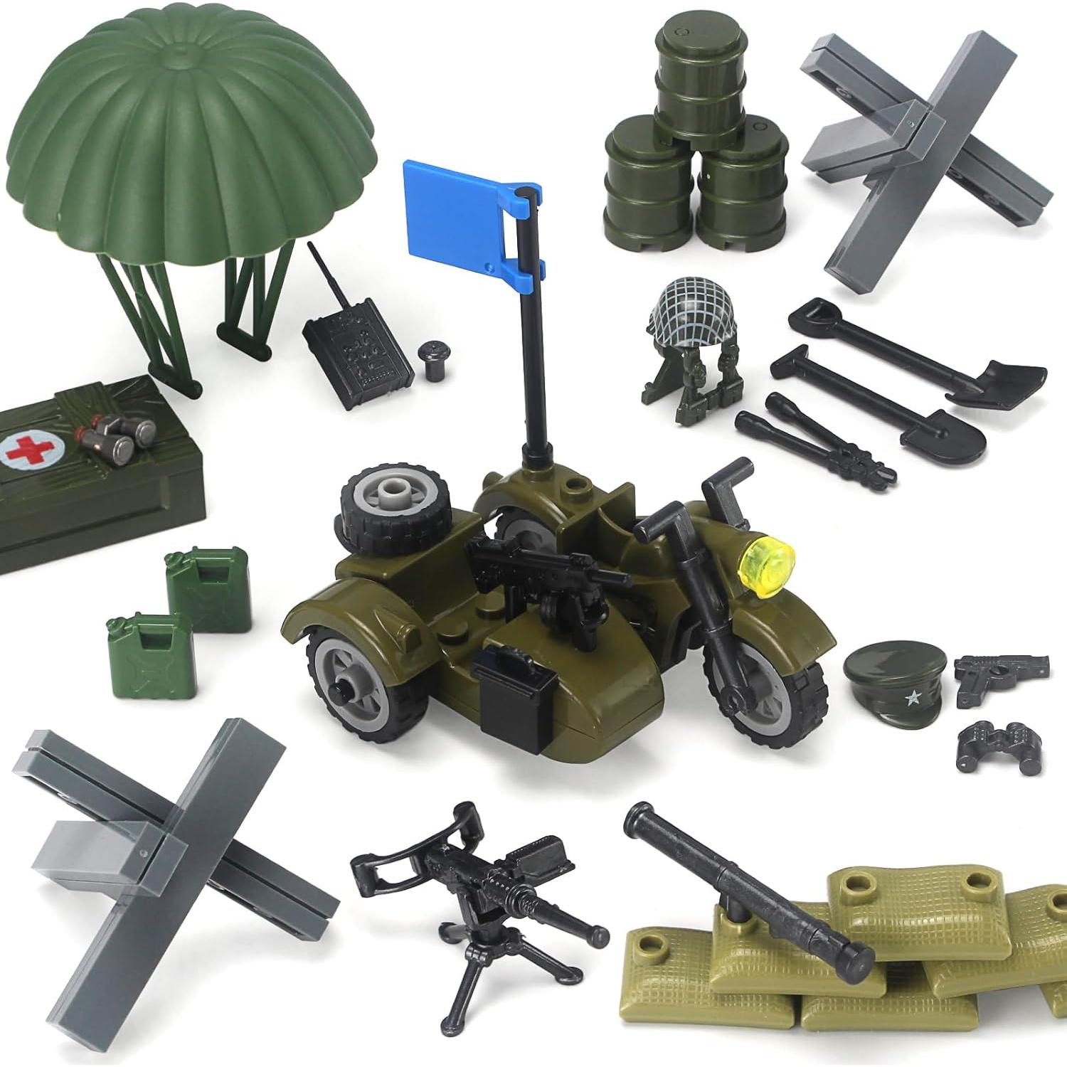 Paquete de Armas Militares Feleph 282 Piezas Segunda Guerra Mundial