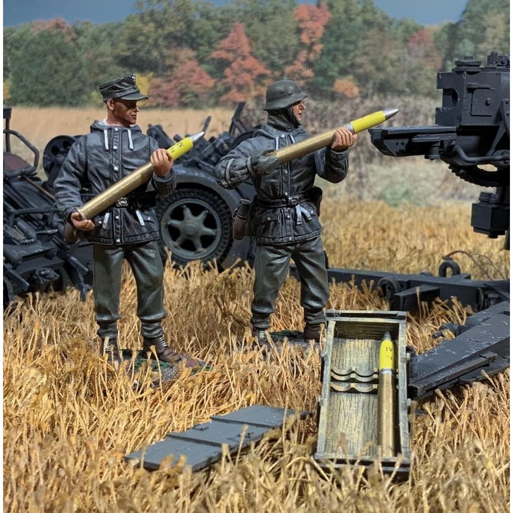 Figuras de Metal W. Britain Segunda Guerra Mundial Flak 88 mm