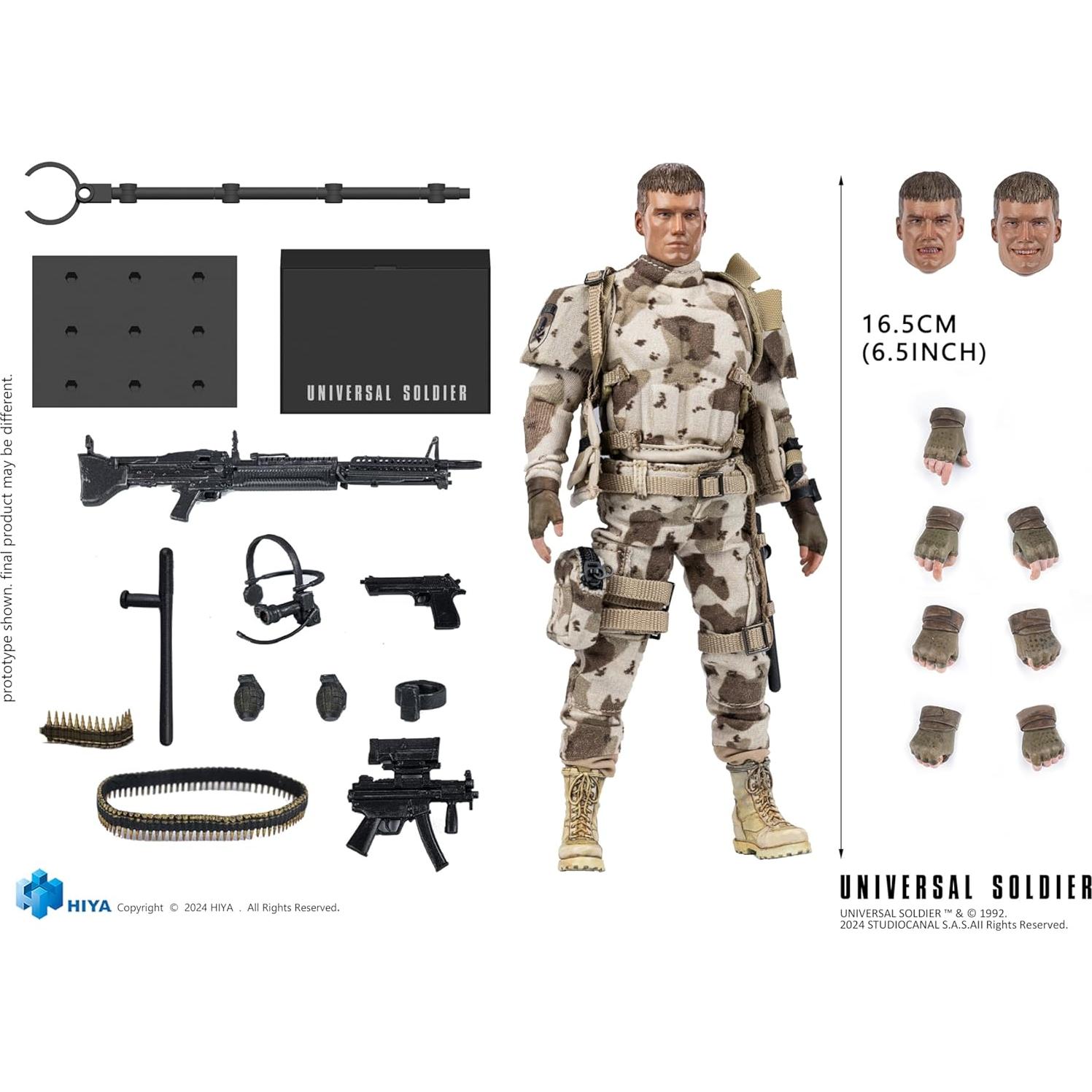 Figura de Acción Hiya Toys Andrew Scott 1:12 Soldado Universal