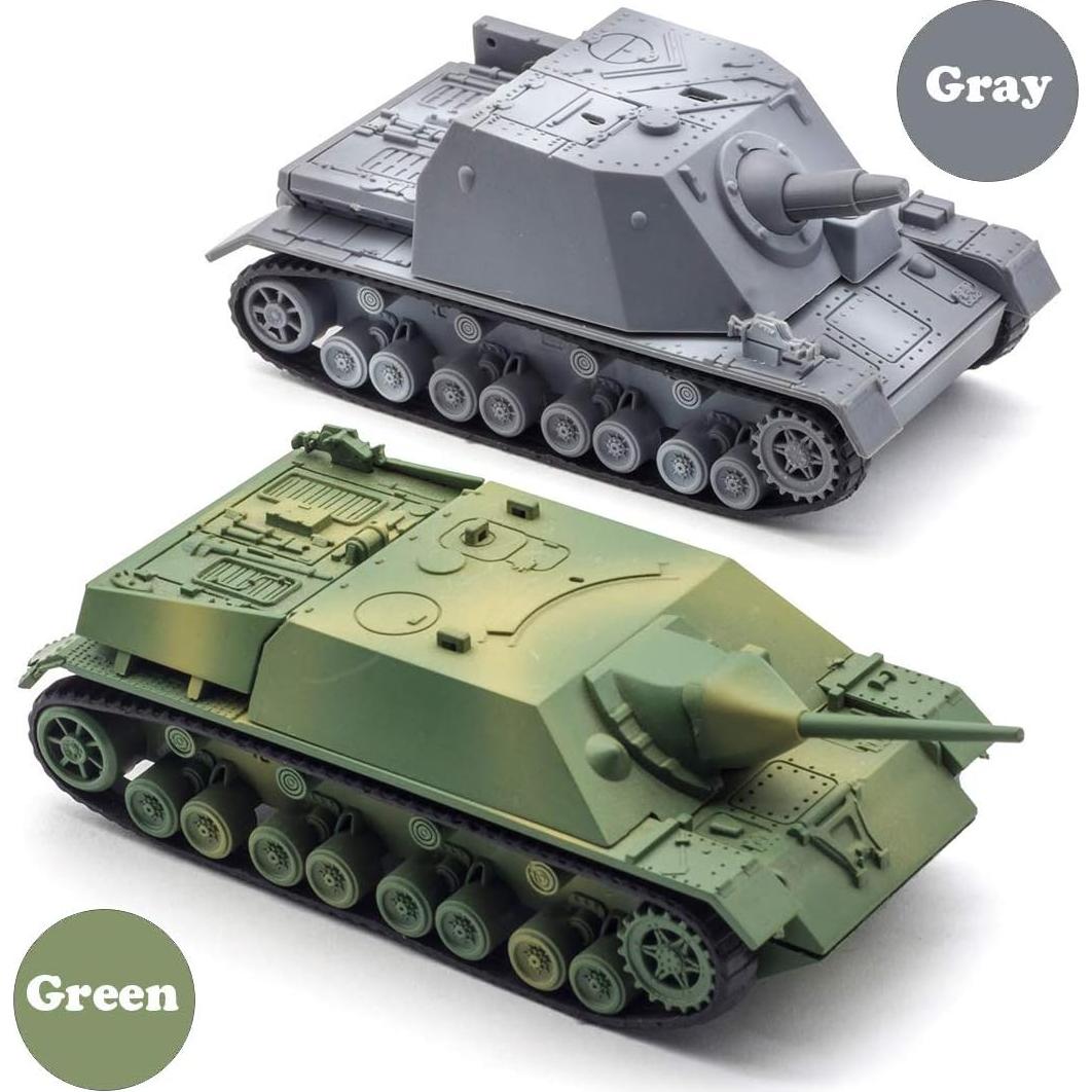 Kvvdi 2 Sets Tanques de Juguete Sturmpanzer y Jagdpanzer IV