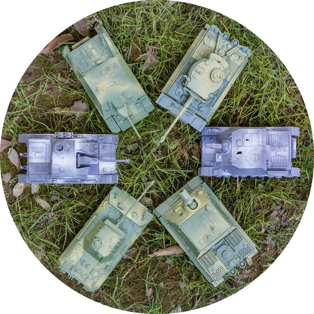 Kvvdi 2 Sets Tanques de Juguete Sturmpanzer y Jagdpanzer IV