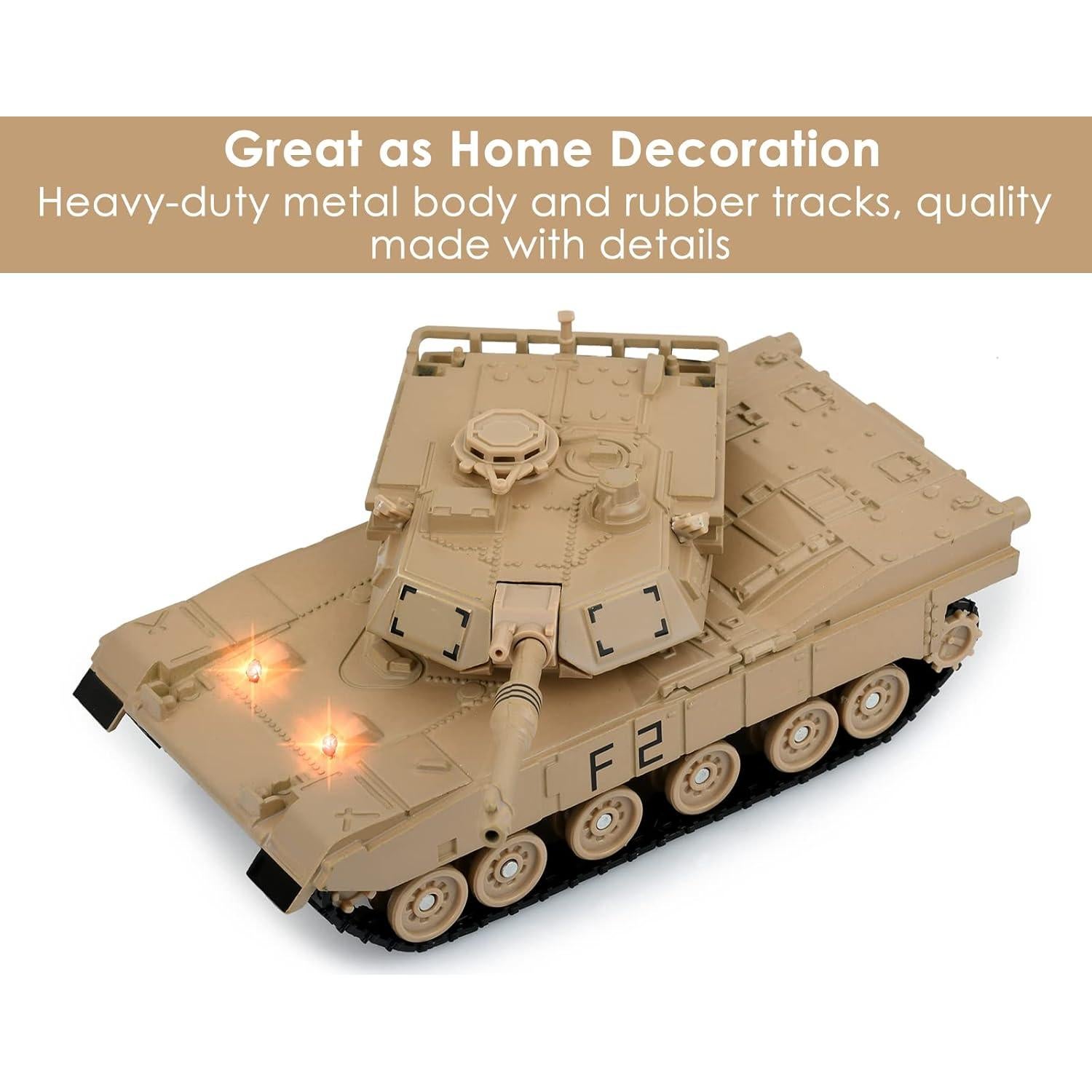 Tanque de Metal a Escala 1/48 M1A2 Abrams DS. ESTILO DISTINTIVO