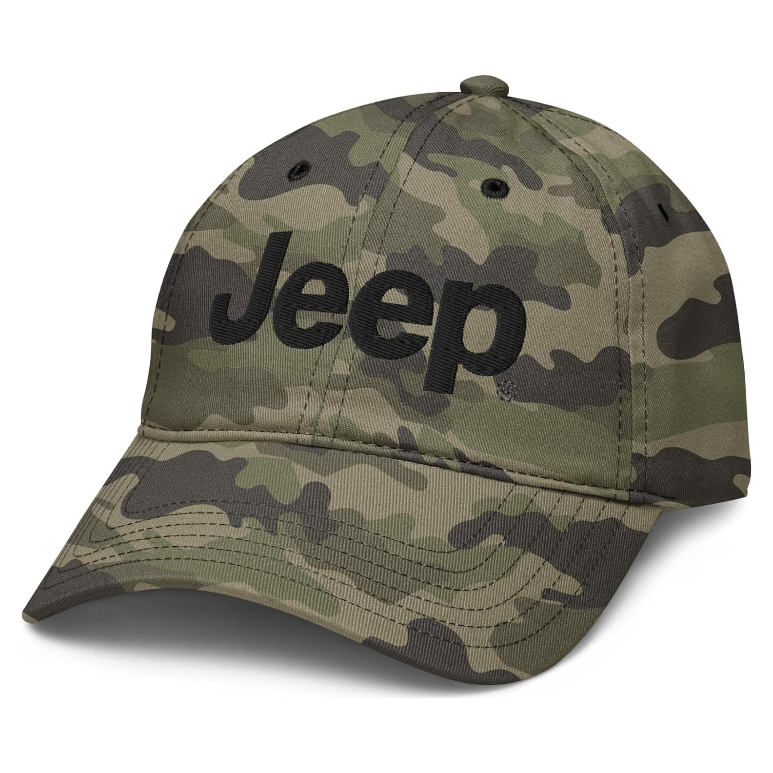 Gorra de Béisbol Ajustable Jeep Logotipo Amarillo Unisex