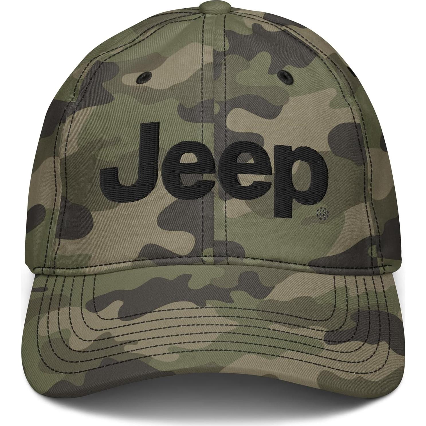 Gorra de Béisbol Ajustable Jeep Logotipo Amarillo Unisex