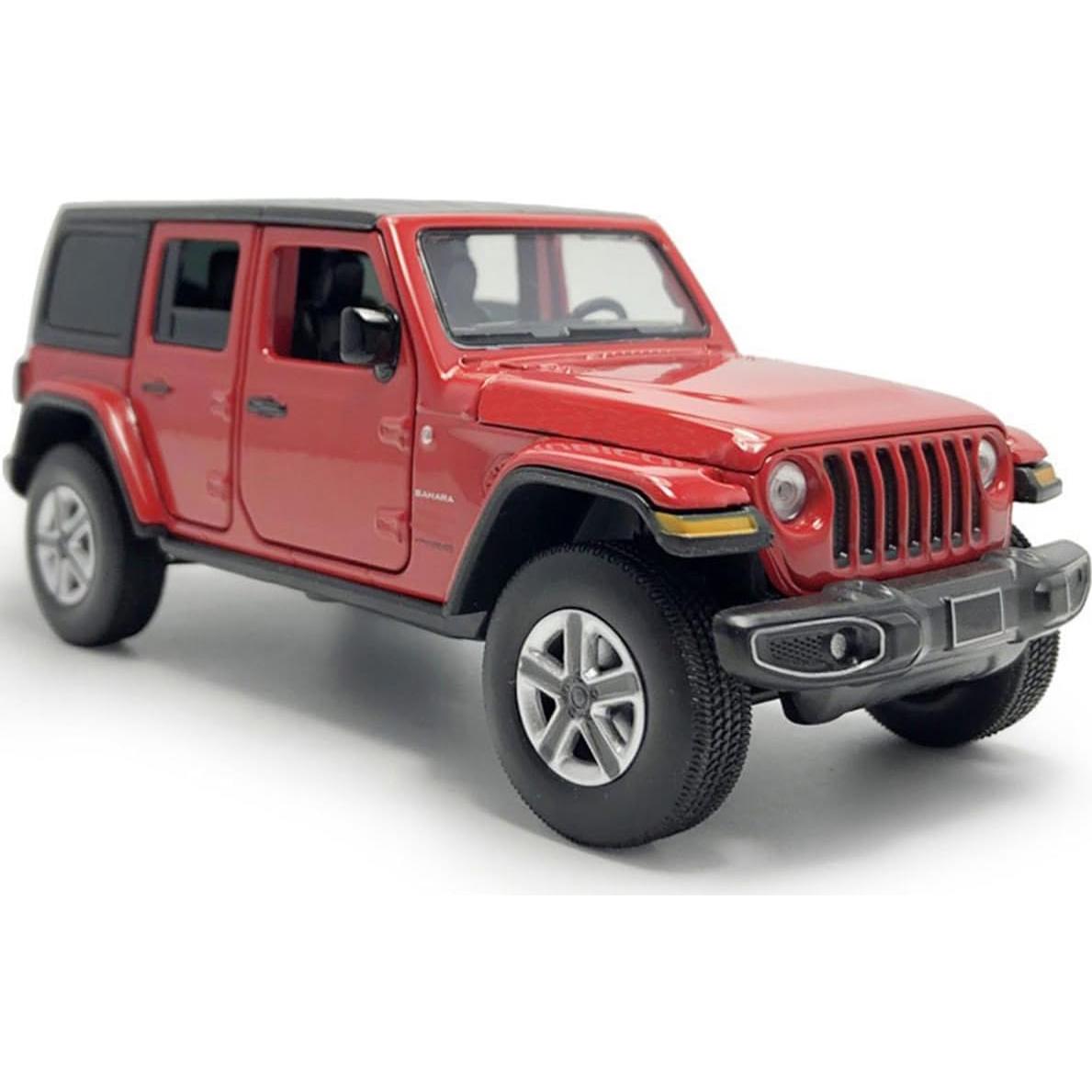 Coche de Juguete Diecast SUV VIIGER Wrangler Sahara 1/32 Rojo