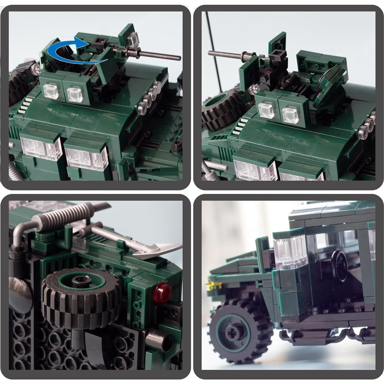 Bloques de Construcción Vehículo Militar KALAPINK M1151 518 Piezas