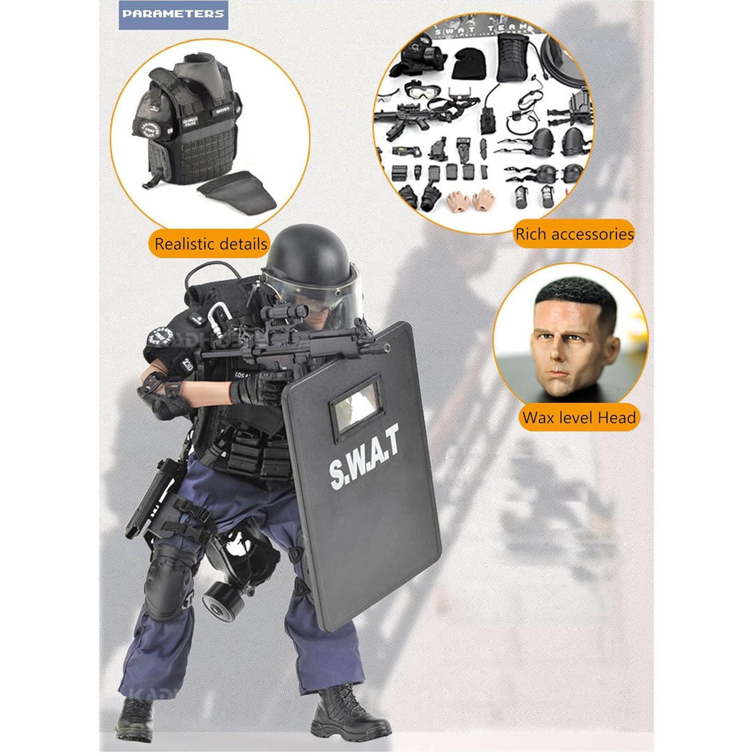 Figura de Acción SWAT Bardis 1:6 30 Puntos de Articulación