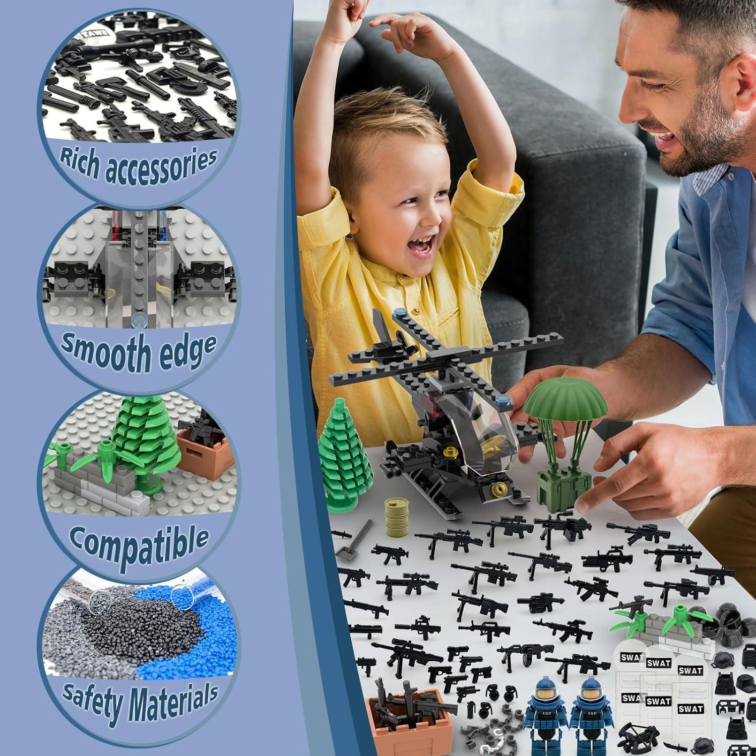 Kit de Accesorios de Juguete Militar ALEYOOTECHE 220 Piezas