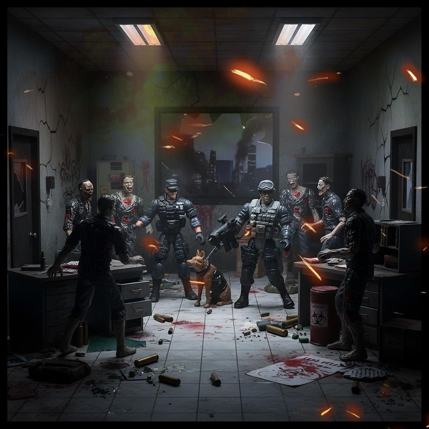 Conjunto de Figuras Militares Soulchen 15 Piezas 10 cm