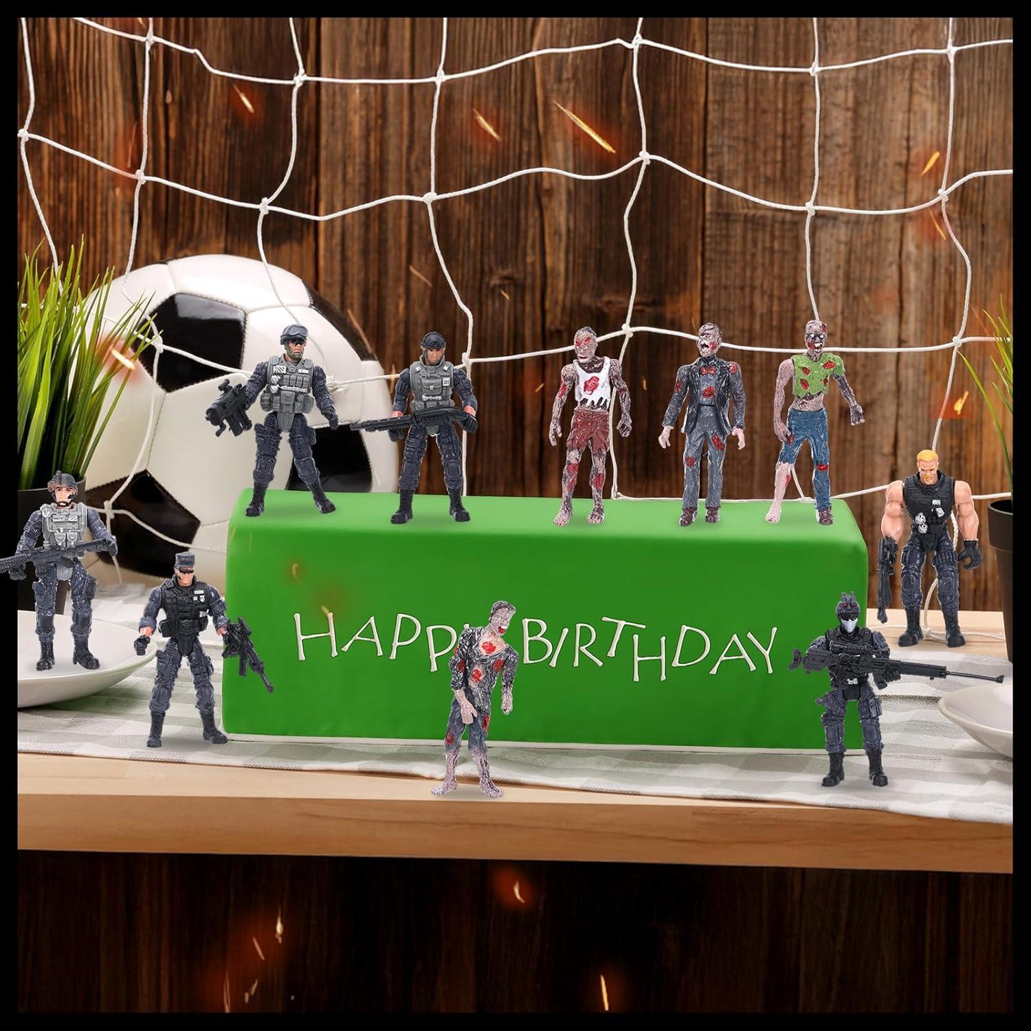 Conjunto de Figuras Militares Soulchen 15 Piezas 10 cm