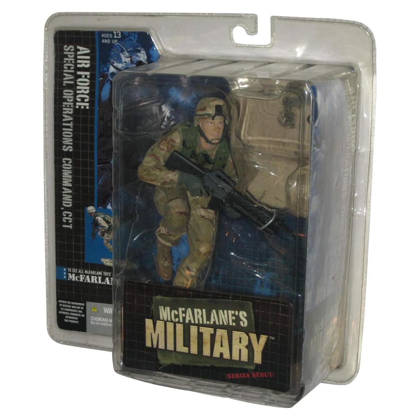 Figurita McFarlane Comando Fuerza Aérea Caucásica 272g