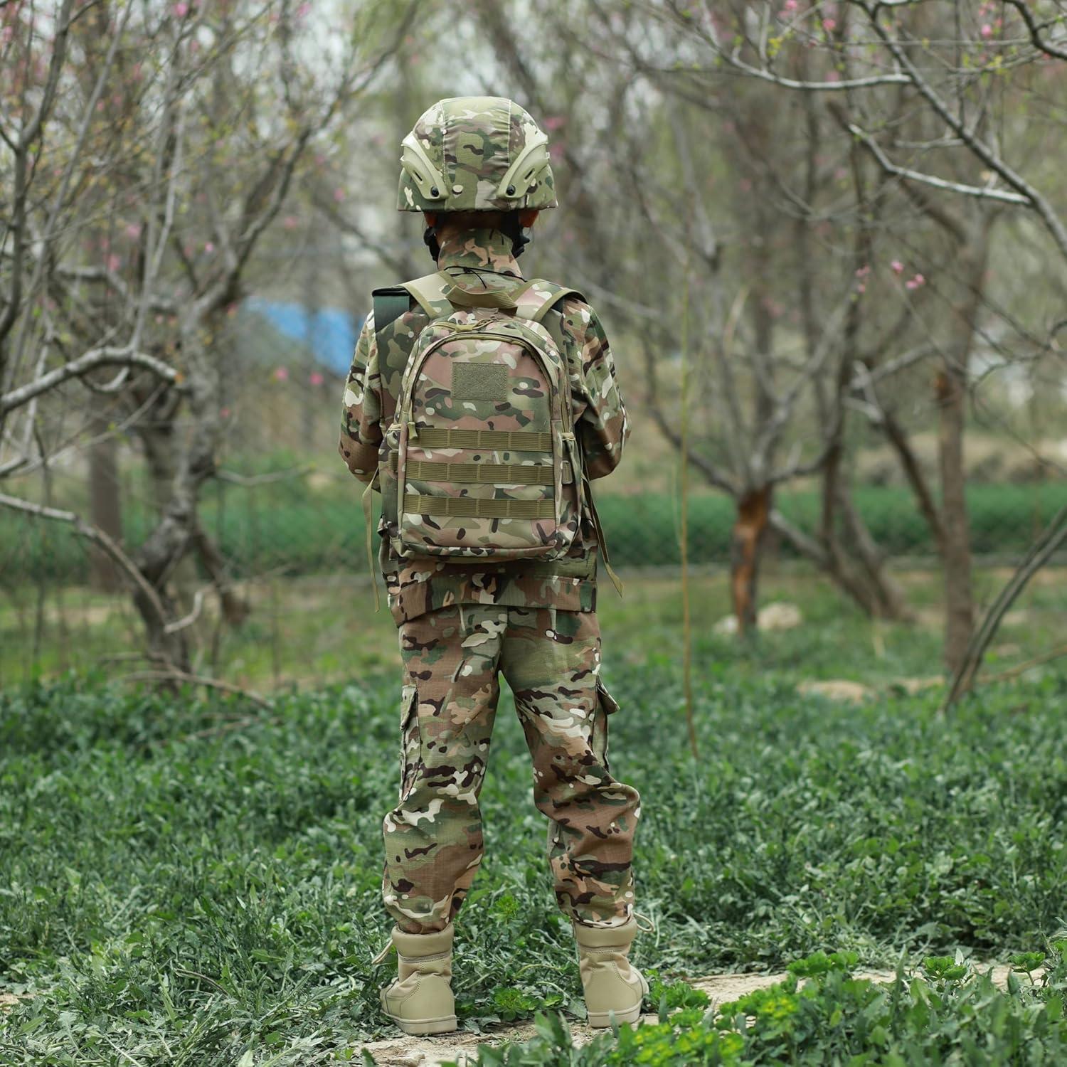 Disfraz Táctico Militar para Niños - Camuflaje Cp - 6-7 años