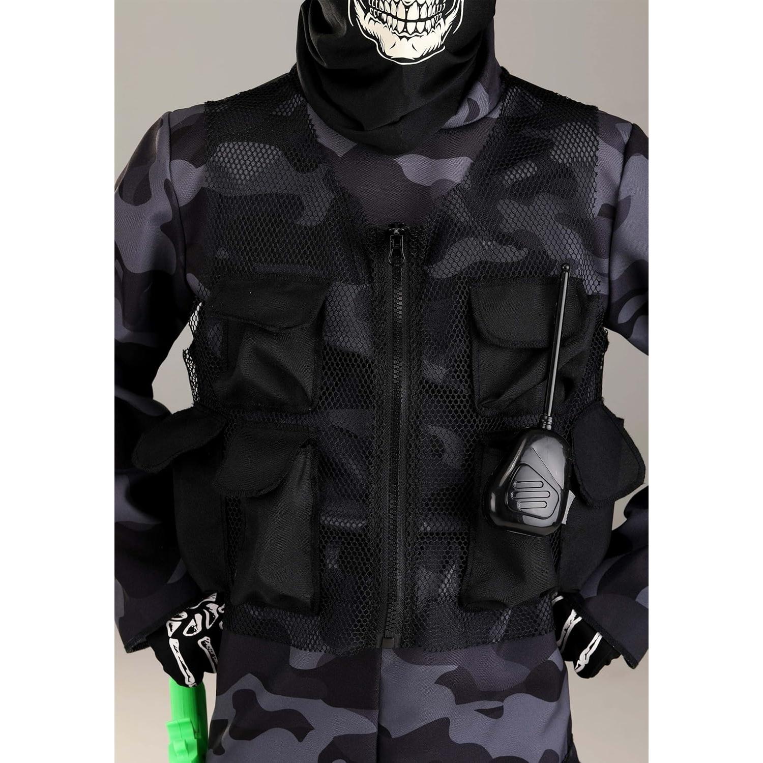 Disfraz de Comando de Medianoche para Niños - Chaleco y Accesorios