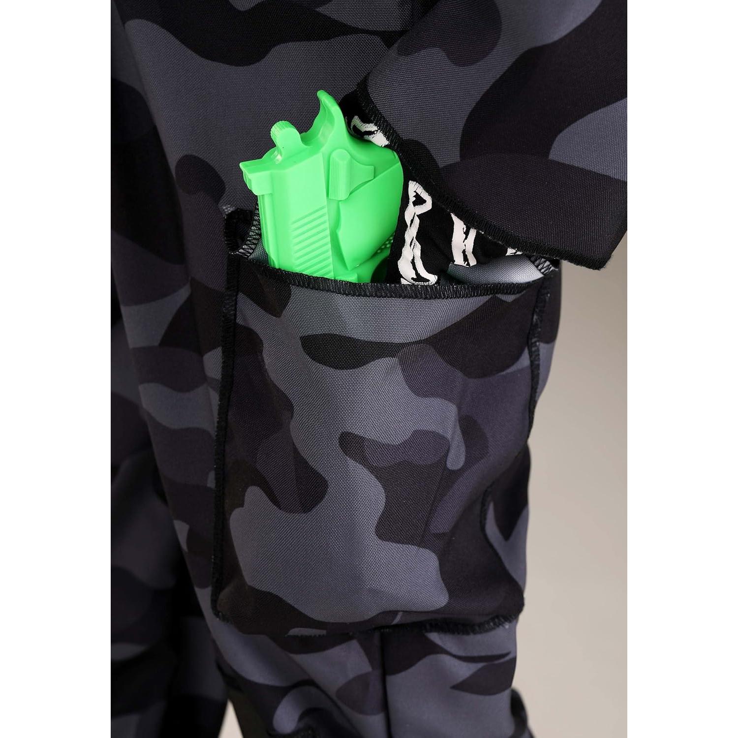 Disfraz de Comando de Medianoche para Niños - Chaleco y Accesorios