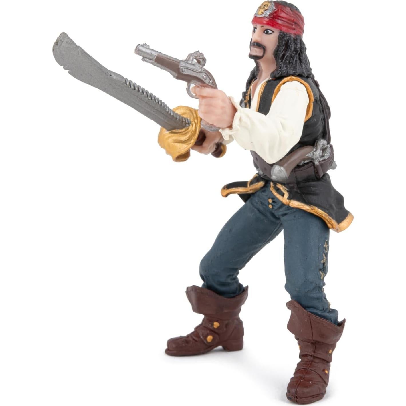Figura de Pirata con Pistola Papo - Modelo Coleccionable 6.2x6.8cm