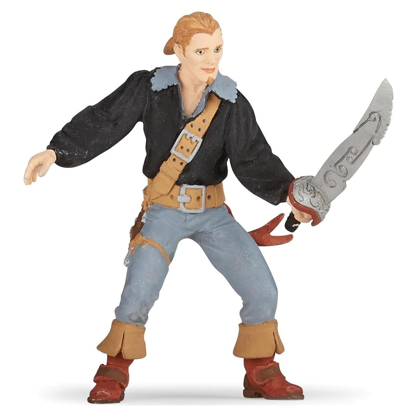 Figura de héroe pirata Papo 15 cm Multicolor