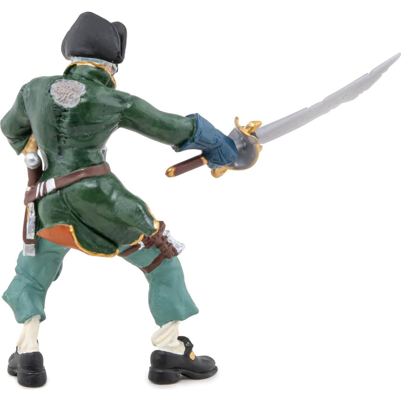 Figura Coleccionable Papo Pirata Zombie Pintada a Mano 9.9 cm