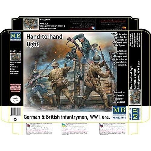 Kit de Modelos Militares Master Box 35116 - Infanteros WWI 1/35
