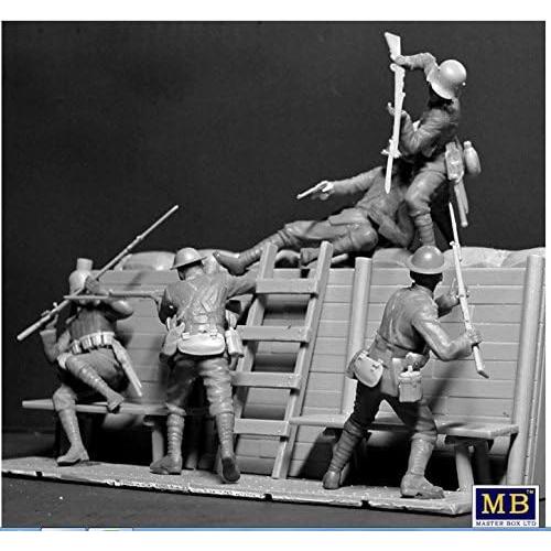 Kit de Modelos Militares Master Box 35116 - Infanteros WWI 1/35