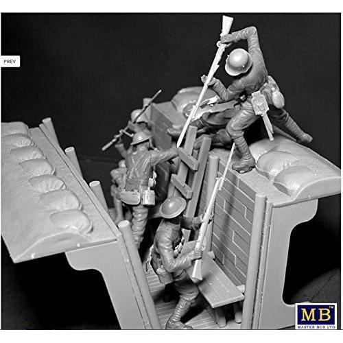 Kit de Modelos Militares Master Box 35116 - Infanteros WWI 1/35