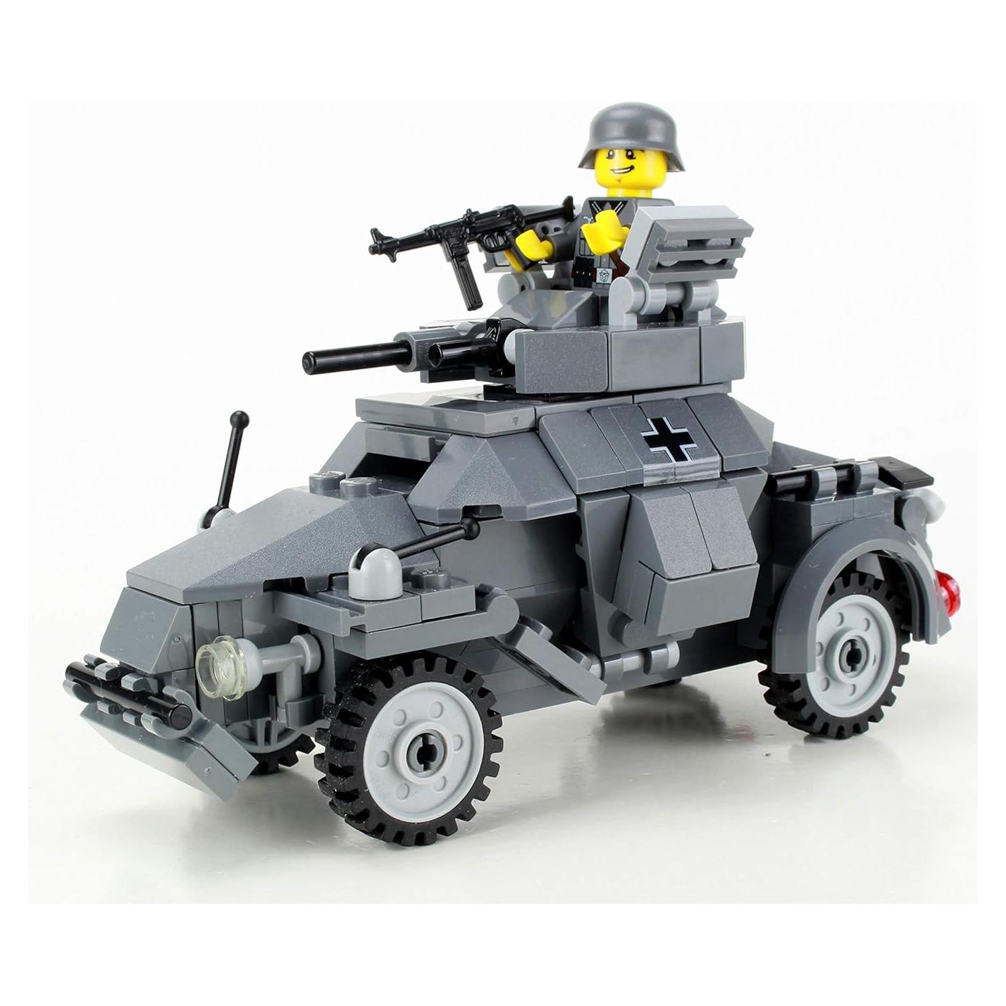 Conjunto Vehículo Blindado Alemán Sd. Kfz. 222 Battle Brick